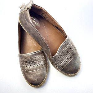 Clarks Metallic Loafers